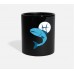 Zodiac Pisces Black Mugs